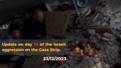Update on the Seventy-Eighth day of theUpdate on the Seventy-Eighth day of the Israeli military aggression on the Gaza Strip Israeli military aggression on the Gaza Strip