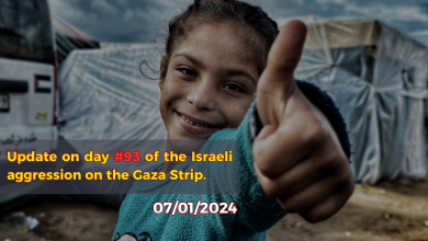 Update on the Ninety-third day of the Israeli military aggression on the Gaza Strip