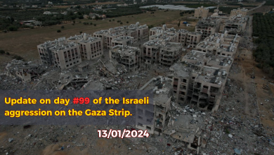 Update on the Ninety-ninth day of the Israeli military aggression on the Gaza Strip